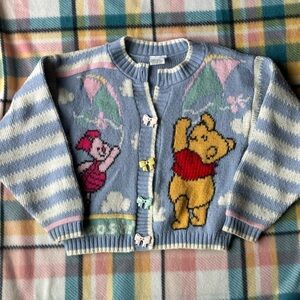 Vintage Knit Pooh Sweater